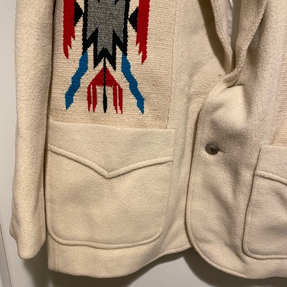 Vntg Golden Pioneer Wear Western Aztec Chimayo Jacket Blazer BUFFALO buttons - Picture 4 of 13